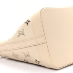 Calfskin Monogram Cutout Petit Noe Neutral - Image 8