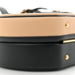 Calfskin Petite Boite Chapeau Black Beige - Image 9