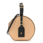 Calfskin Petite Boite Chapeau Black Beige