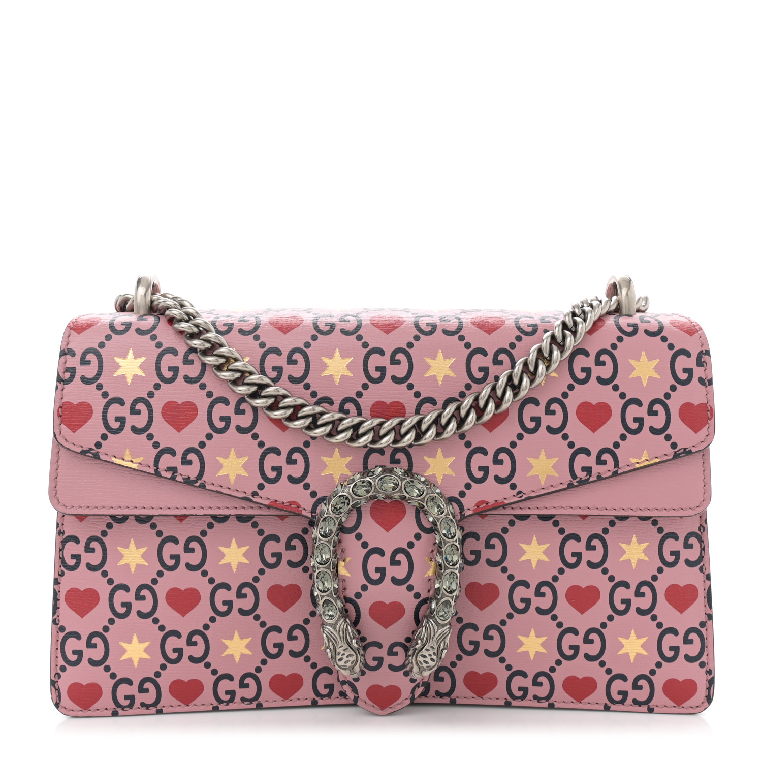 Calfskin Valentine's Day Exclusive Small Dionysus Bag Pink13 Calfskin Valentine's Day Exclusive Small Dionysus Bag Pink - Image 1