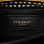 Canvas Calfskin Classic Monogram Cassandra Clasp Bag Grege Brown Gold - Image 10