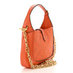 Canvas Lizard Crystal GG Monogram Mini Jackie 1961 Orange - Image 3