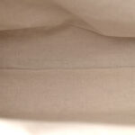 Canvas Logo Embossed Ophidia Tote Beige - Image 5