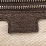 Canvas Logo Embossed Ophidia Tote Beige - Image 6