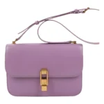 Carré leather handbag