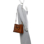 Charisma Calfskin Gucci Embossed Small Diana Tote Bag Peanut Brown - Image 2