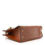 Charisma Calfskin Gucci Embossed Small Diana Tote Bag Peanut Brown - Image 12