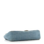 Denim Matelasse Small Pearly GG Marmont Shoulder Bag Blue - Image 5