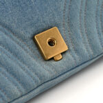 Denim Matelasse Small Pearly GG Marmont Shoulder Bag Blue - Image 11