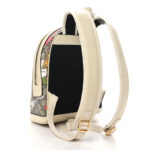 GG Supreme Monogram Flora Web Small Ophidia Day Backpack White - Image 3