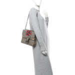 GG Supreme Monogram Kingsnake Embroidered Medium Dionysus Shoulder Bag White Beige - Image 2