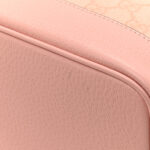 GG Supreme Monogram Textured Dollar Calfskin Medium Ophidia Shoulder Tote Bag Rose Pink - Image 10