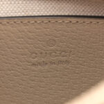 GG Supreme Monogram Textured Dollar Calfskin Small Ophidia Hobo Beige Mystic White Oatmeal - Image 11