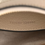 GG Supreme Monogram Textured Dollar Calfskin Small Ophidia Hobo Beige Mystic White Oatmeal - Image 7