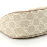 GG Supreme Monogram Textured Dollar Calfskin Small Ophidia Hobo Beige Mystic White Oatmeal - Image 9