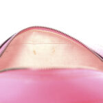 GG Supreme Monogram Textured Dollar Calfskin Web Ophidia Small Crossbody Bag Beige Ebony Fuchsia - Image 10
