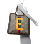 GG Supreme Monogram Web DIY Ophidia Tote Brown - Image 2