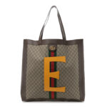 GG Supreme Monogram Web DIY Ophidia Tote Brown