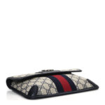 GG Supreme Monogram Web Small Ophidia Belt Bag 80 32 Beige Navy - Image 4