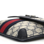 GG Supreme Monogram Web Small Ophidia Belt Bag 80 32 Beige Navy - Image 10