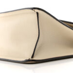 Goatskin Pearl Mini Fox Broche Bamboo Top Handle Bag Hibiscus Red Mystic White - Image 11