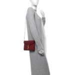 Grain De Poudre Monogram Cassandra Chain Wallet Opyum Red - Image 2