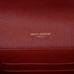Grain De Poudre Monogram Cassandra Chain Wallet Opyum Red - Image 6