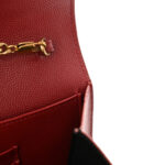 Grain De Poudre Monogram Cassandra Chain Wallet Opyum Red - Image 11
