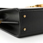 Grain de Poudre Medium Classic Monogram Cassandra Top Handle Black - Image 10