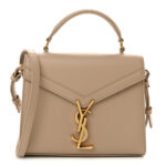 Grain de Poudre Mini Classic Monogram Cassandra Top Handle Beige