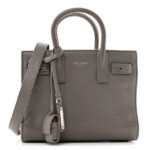 Grained Calfskin Nano Supple Sac De Jour Fog - Image 3