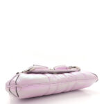 Iridescent Nappa Vertical Matelasse Medium Maxi Horsebit Chain Shoulder Bag Escape Pink - Image 4