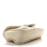 Knitted Wool Crystal Small GG Marmont Shoulder Bag Ivory - Image 4