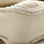 Knitted Wool Crystal Small GG Marmont Shoulder Bag Ivory - Image 9