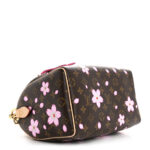 LV X TM Monogram Cherry Blossom Speedy Bandouliere 25 Sakura Brown - Image 4
