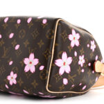 LV X TM Monogram Cherry Blossom Speedy Bandouliere 25 Sakura Brown - Image 9