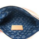 LV X TM Monogram Denim Cerises Pochette Accessories Blue - Image 5