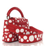 LV X YK Taurillon Capucines Mini Red White - Image 3