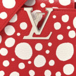 LV X YK Taurillon Capucines Mini Red White - Image 7