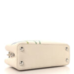 LV X YK Taurillon Inlaid Kusama Flowers BB Capucines Quartz - Image 4