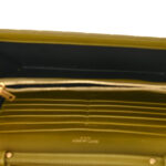 Lambskin Carre Quilted Cassandre Chain Wallet Olive Drab - Image 6