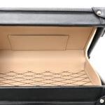 Lambskin Malletage Petite Malle Black Beige - Image 5