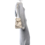 Lambskin Quilted Le Maillon Bucket Bag Crema Soft - Image 2