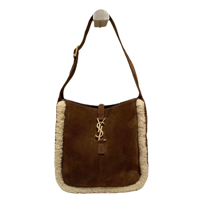 Le 37 handbag Brown Suede - Image 1