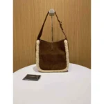 Le 37 handbag Brown Suede - Image 7