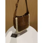 Le 37 handbag Brown Suede - Image 3