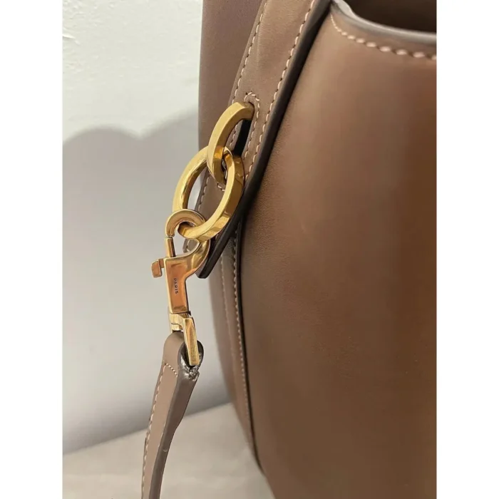 Le 37 leather bag Brown - Image 4