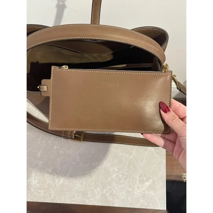 Le 37 leather bag Brown - Image 5