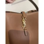 Le 37 leather bag Brown - Image 9