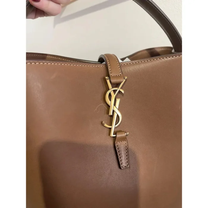Le 37 leather bag Brown - Image 9